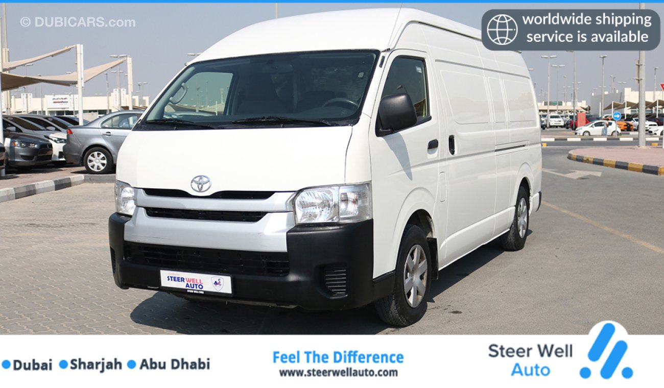 Toyota Hiace HI ROOF DELIVERY VAN WITH GCC SPECS 2016