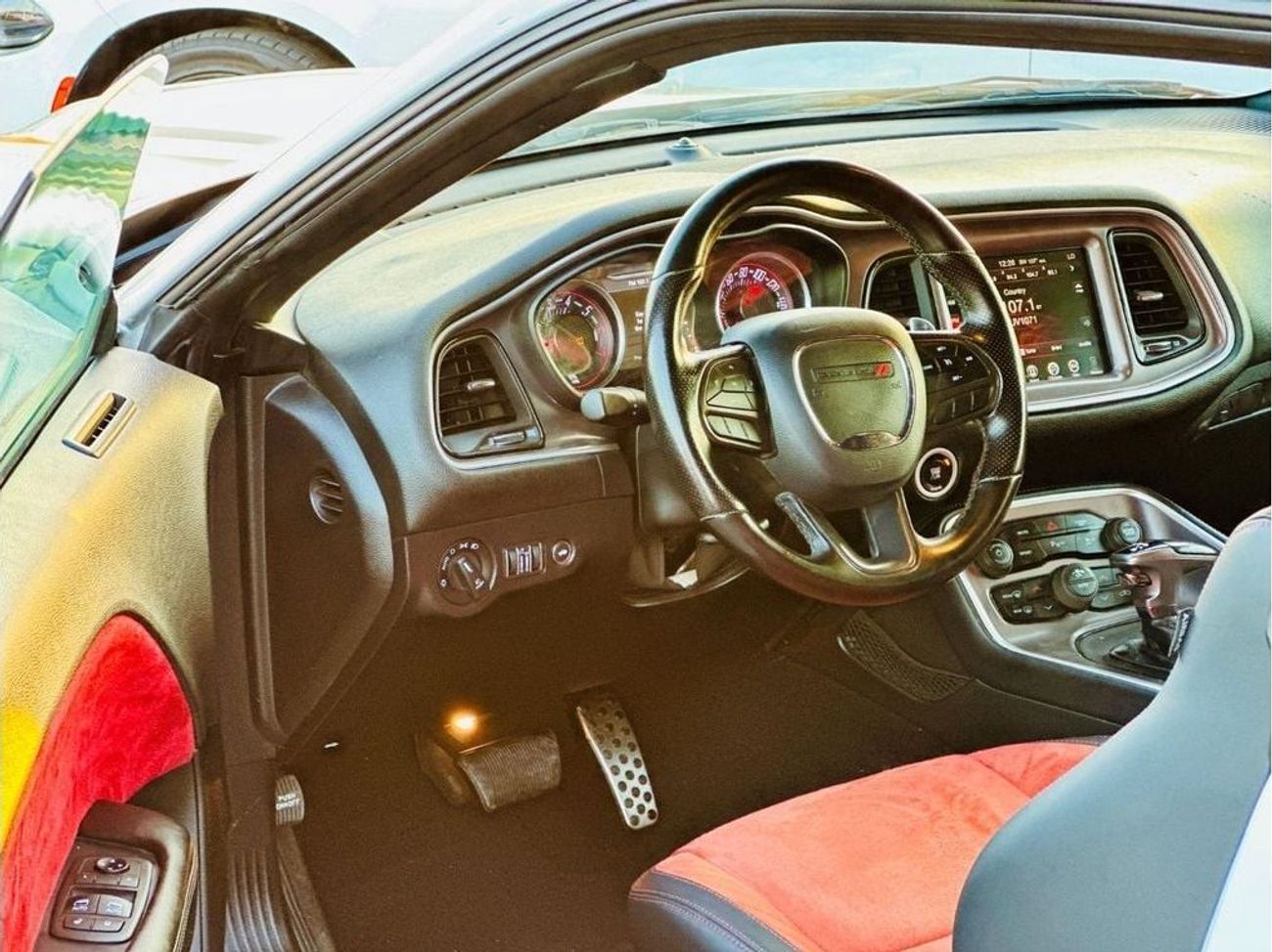 Dodge Challenger R/T 5.7L (370 HP) | Monthly AED 1300/- | 0% DP | Custom Alcantara Seats | Cruise Control | # 46652