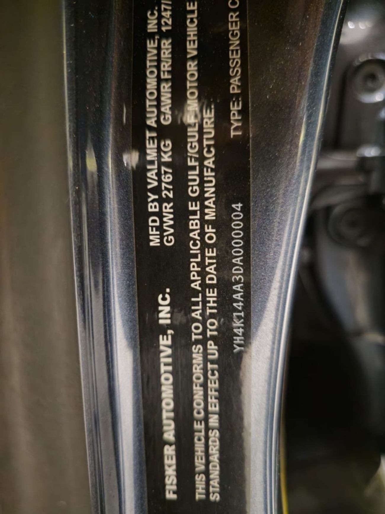 Fisker Karma Std Std Std