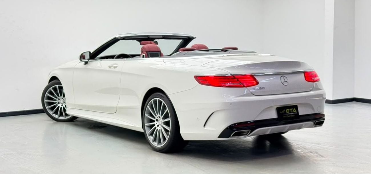 Mercedes Benz S550 STD 2017 Mercedes-Benz S550 Cabriolet, Excellent Condition, Japanese Specs