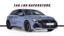 Audi RS3  AL Nabooda Warranty And Service Contract-Kemora Grey-19Inch Satin Black Rims