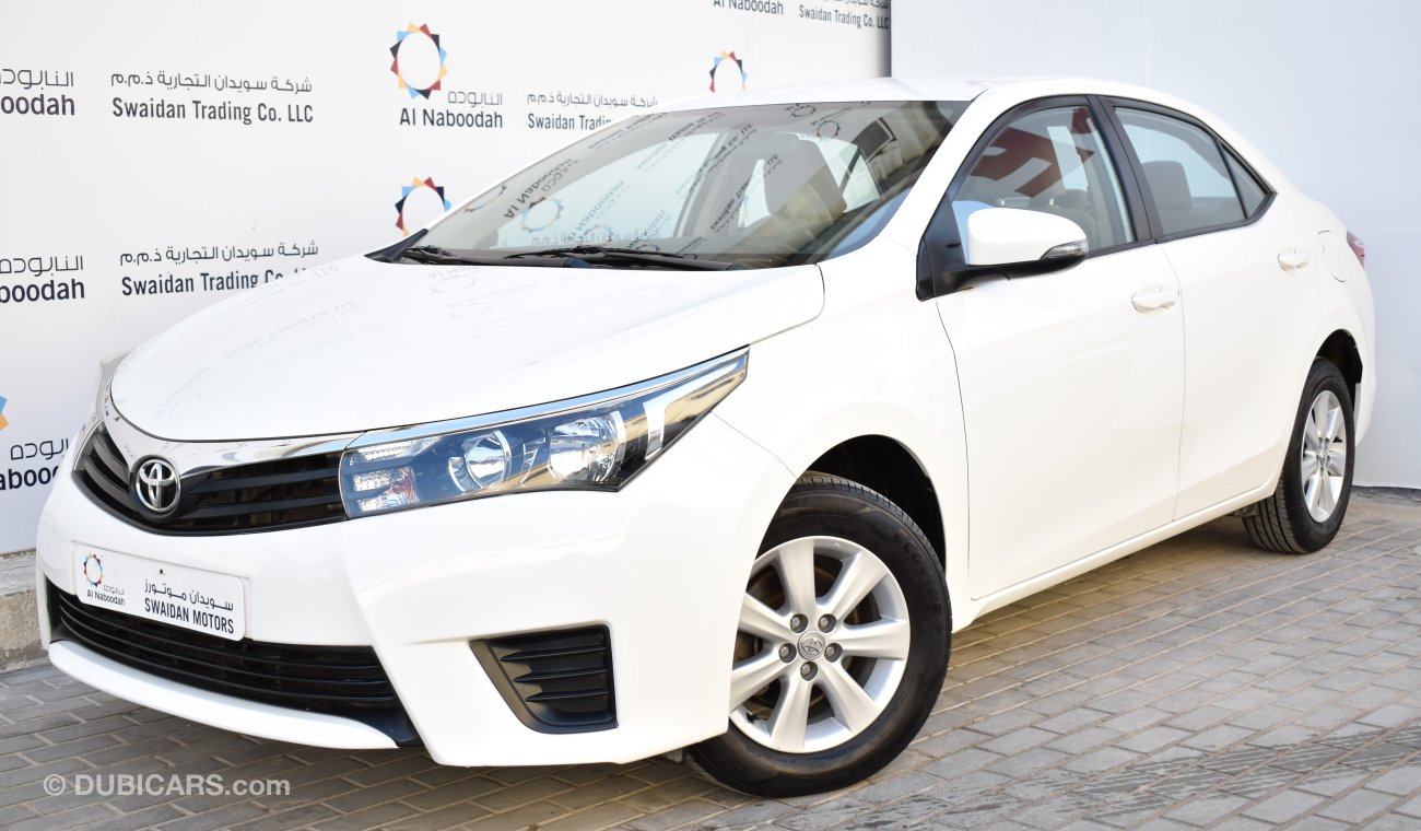 Toyota Corolla 2.0L SE 2016 GCC SPECS WITH ONE YEAR DEALER WARRANTY FREE INSURANCE