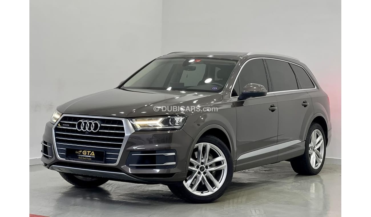 Audi Q7 45 TFSI quattro 2018 Audi Q7 45-TFSI, Full Audi History, Audi Service Contract 2023, Low Kms, GCC Sp