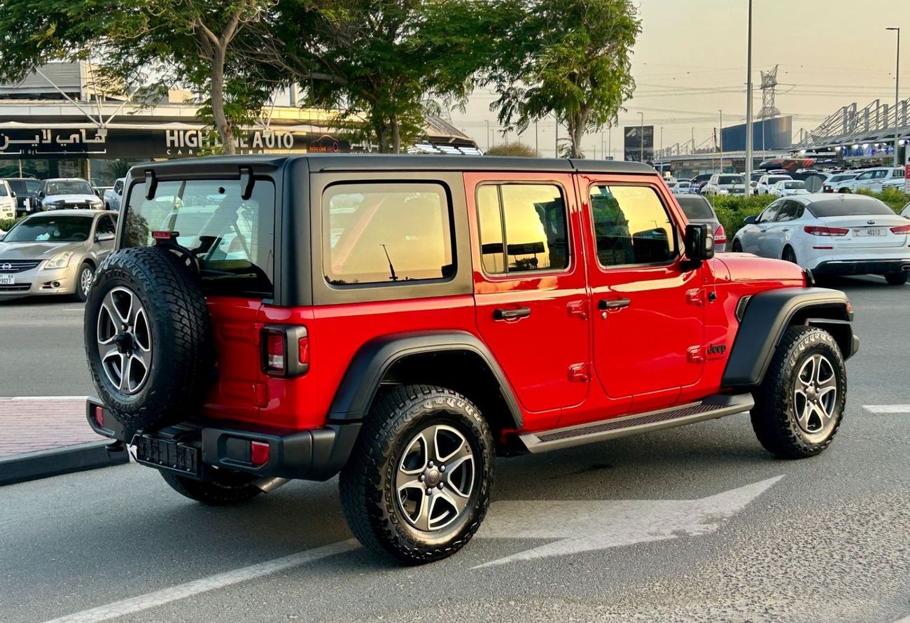 جيب رانجلر Unlimited Sport 3.6L A/T 2023 GCC WITH AGENCY WARRANTY IN MINT CONDITION