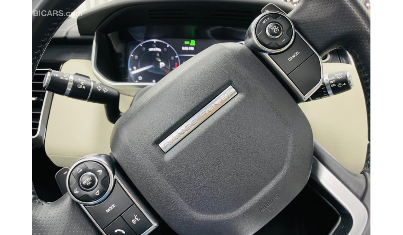 Land Rover Range Rover Sport GCC .. FSH .. Perfect Condition .. HSE .. Top Range .. V6 .