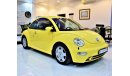 فولكس واجن بيتيل AMAZING Volkswagen Beetle 2003 Model!! in Yellow Color! Japanese Specs