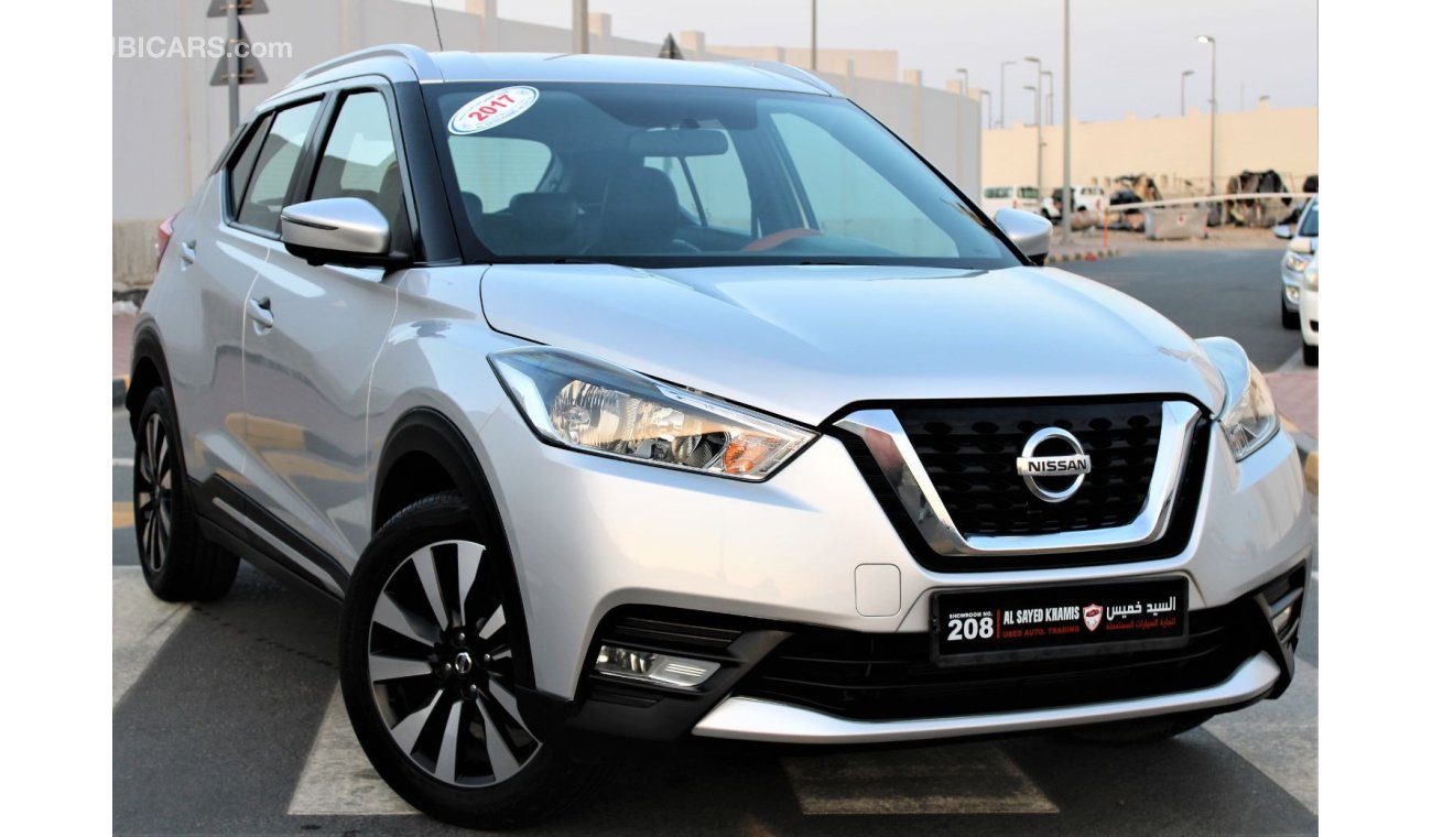 Nissan Kicks Nissan Kicks 2017 GCC No. 1, full option, in excellent condition, without accidents, very clean from