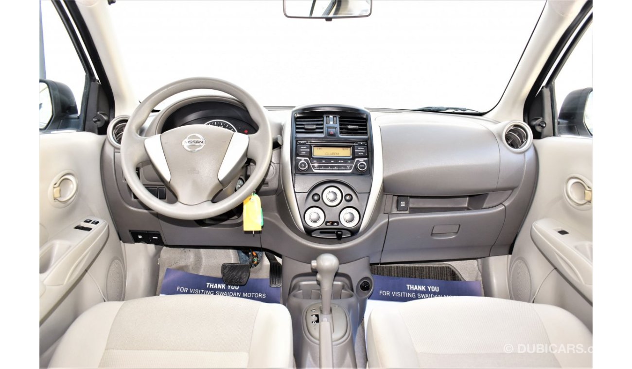 Nissan Sunny AED 645 PM | 1.5L S GCC DEALER WARRANTY