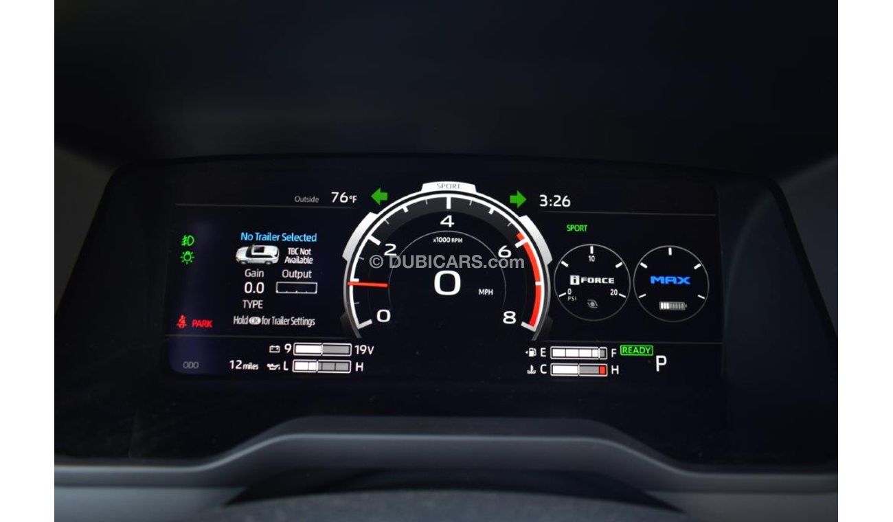 Toyota Sequoia Capstone Hybrid V6 3.5L Turbo 4wd Automatic. UAE Registration +10%