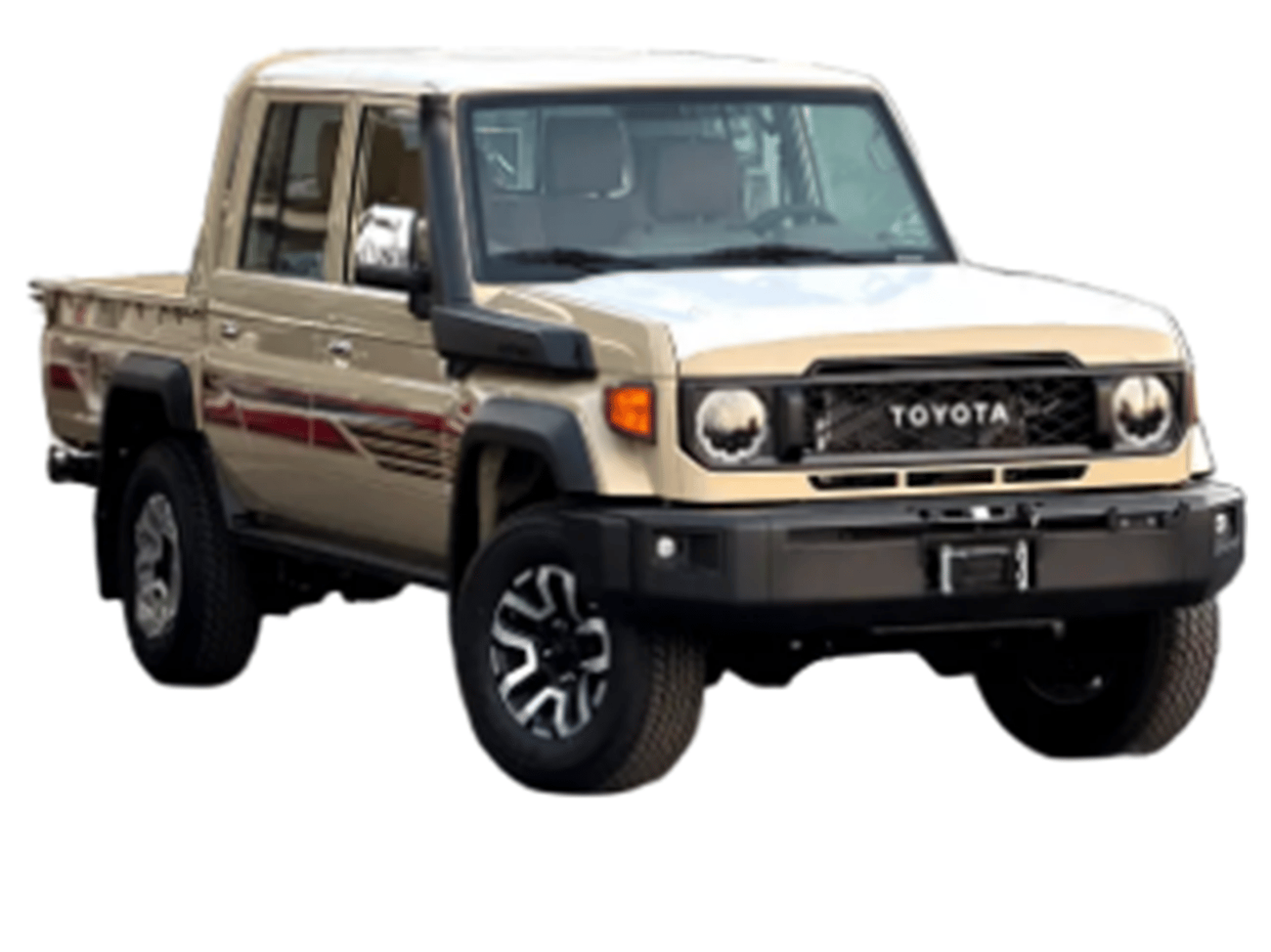 تويوتا لاند كروزر بيك آب ECT0138 - 2025 TLC79 DCab Pick Up - 2.8L Diesel Auto Beige - Full Options