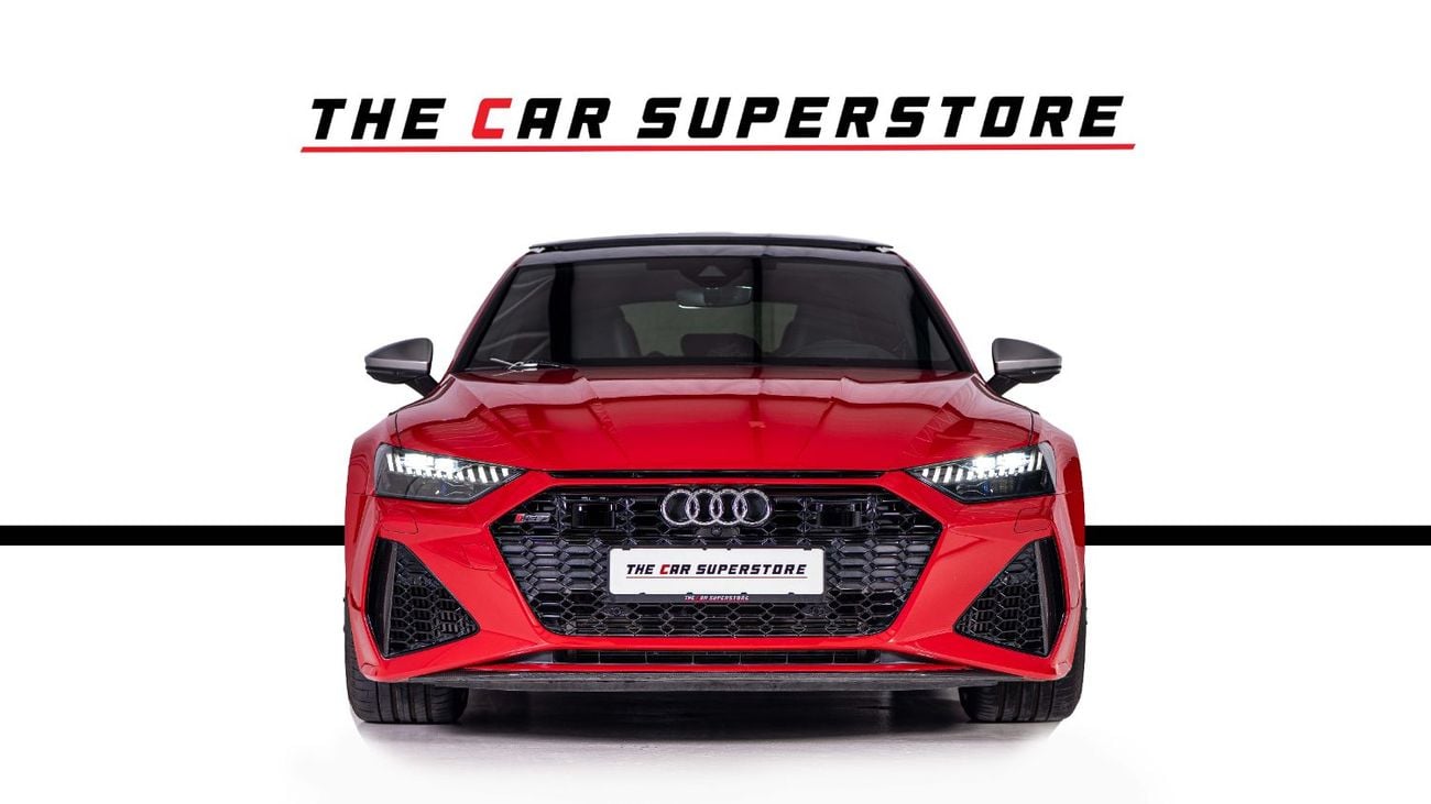 Audi RS7 TFSI quattro 4.0L GCC-1 Owner-Al Nabooda Service Contract Until 2028-Tango Red Special Color