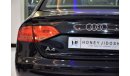 أودي A4 ORIGINAL PAINT ( صبغ وكاله ) Audi A4 1.8T 2011 Model!! in Dark Blue Color! GCC Specs