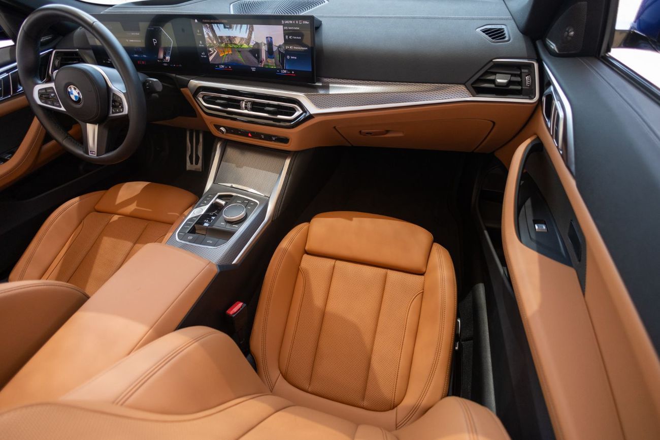 BMW 420i BMW 420i M-Sport Convertible 2024 GCC under Agency Warranty and Service Contract with Flexible Down-