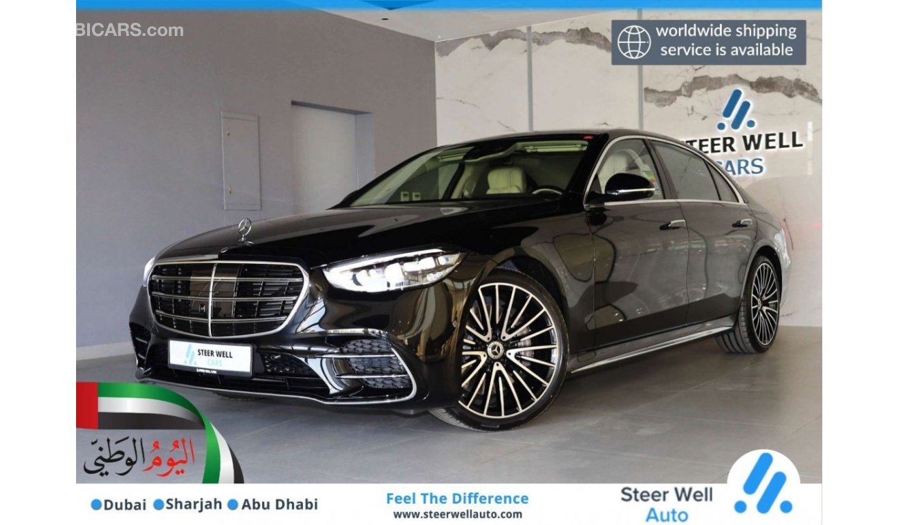 Mercedes-Benz S 500 AMG 4Matic | 5 Years Warranty Service Package Upto 105KM | GCC