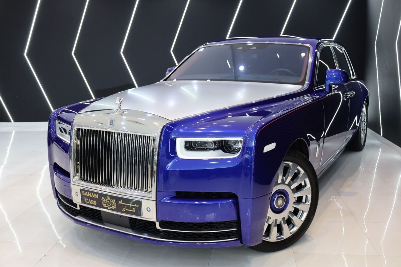 رولز رويس فانتوم Std 6.8L 2018 Phantom, Bespoke Audio, Rear-Seat Entertainment, Silver Satin Bonnet, Warranty Till 29