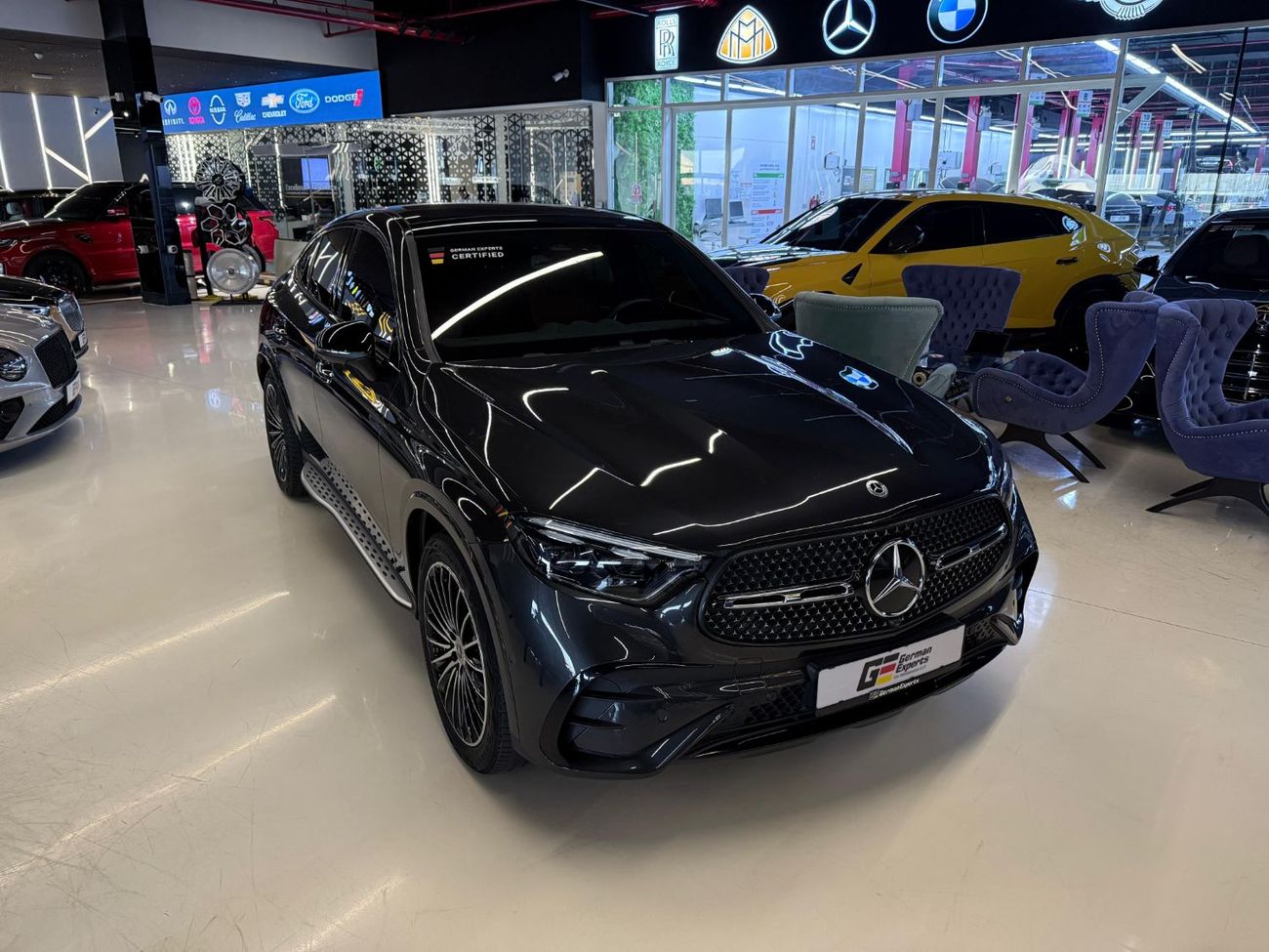 مرسيدس بنز GLC كوبيه 200 4MATIC 0% Down-payment | AED 5,000 P/M | 2024 GLC200 Coupe | AMG Package | Warranty and Service cont