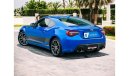 Subaru BRZ Std 1 YEAR WARRANTY || SUBARU BRZ 2.0 TC || 0% DOWN PAYMENT || WELL MAINTAINED