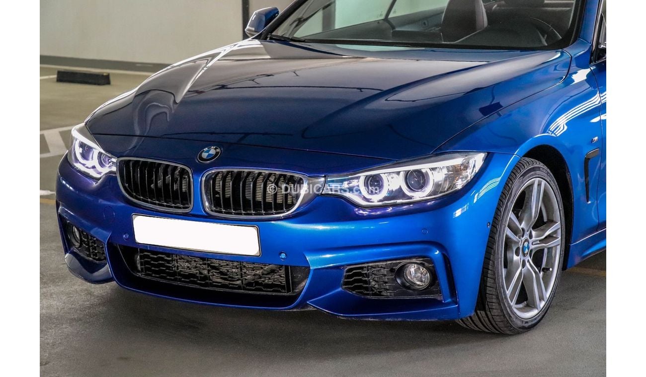 BMW 420i i Convertible M-Kit 2017 GCC under Agency Warranty with Zero Down-Payment.