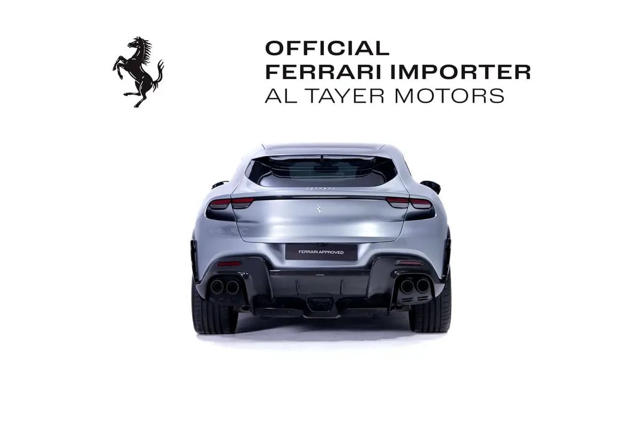 Ferrari Purosangue Unmatched Elegance: Approved MY in Grigio Titanio
