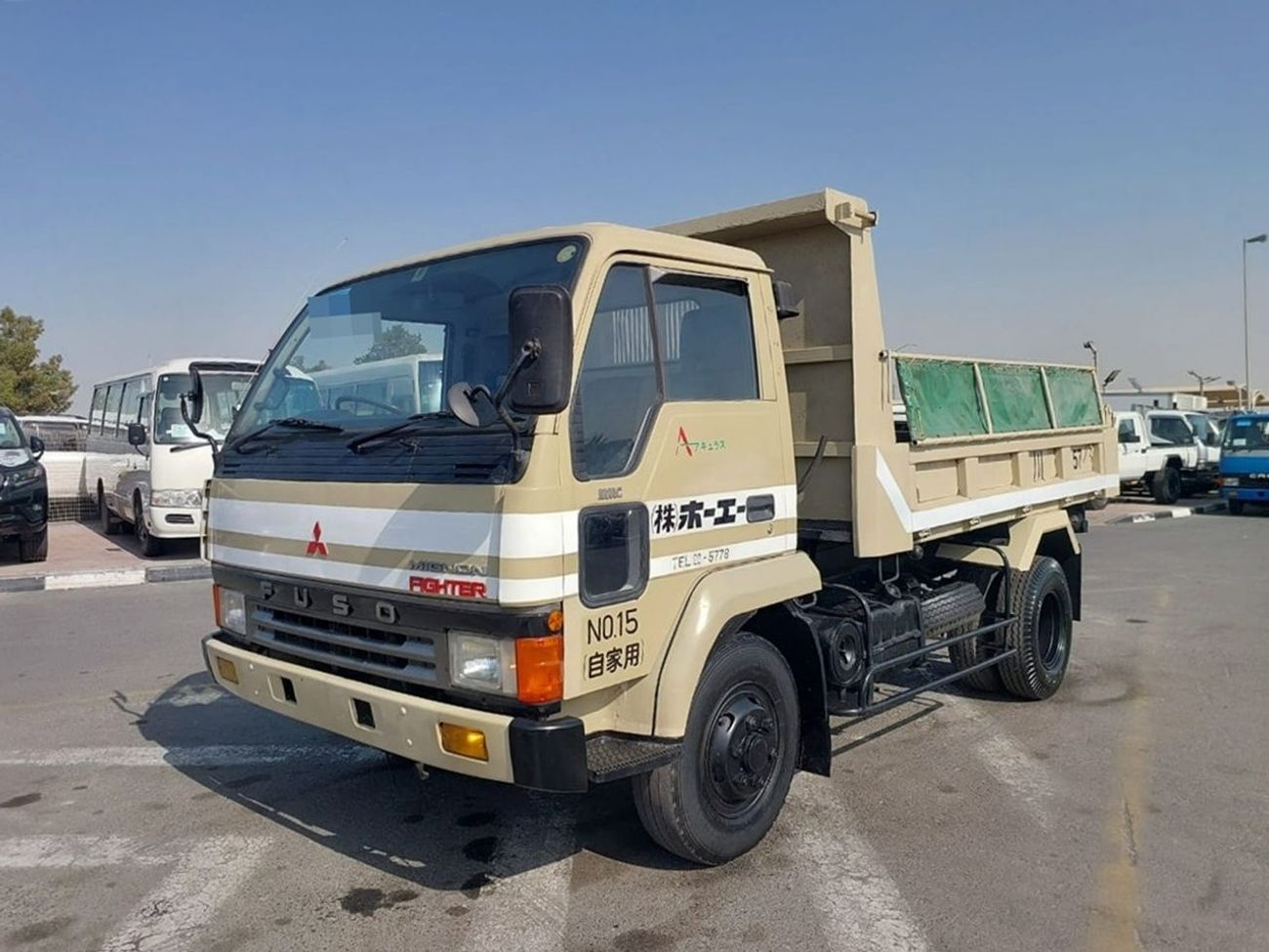 ميتسوبيشي فايتر MITSUBISHI FIGHTER MIGNON DUMPER TRUCK RHD 1990 MODEL 6.5 L DIESEL MANUAL(PM40503)