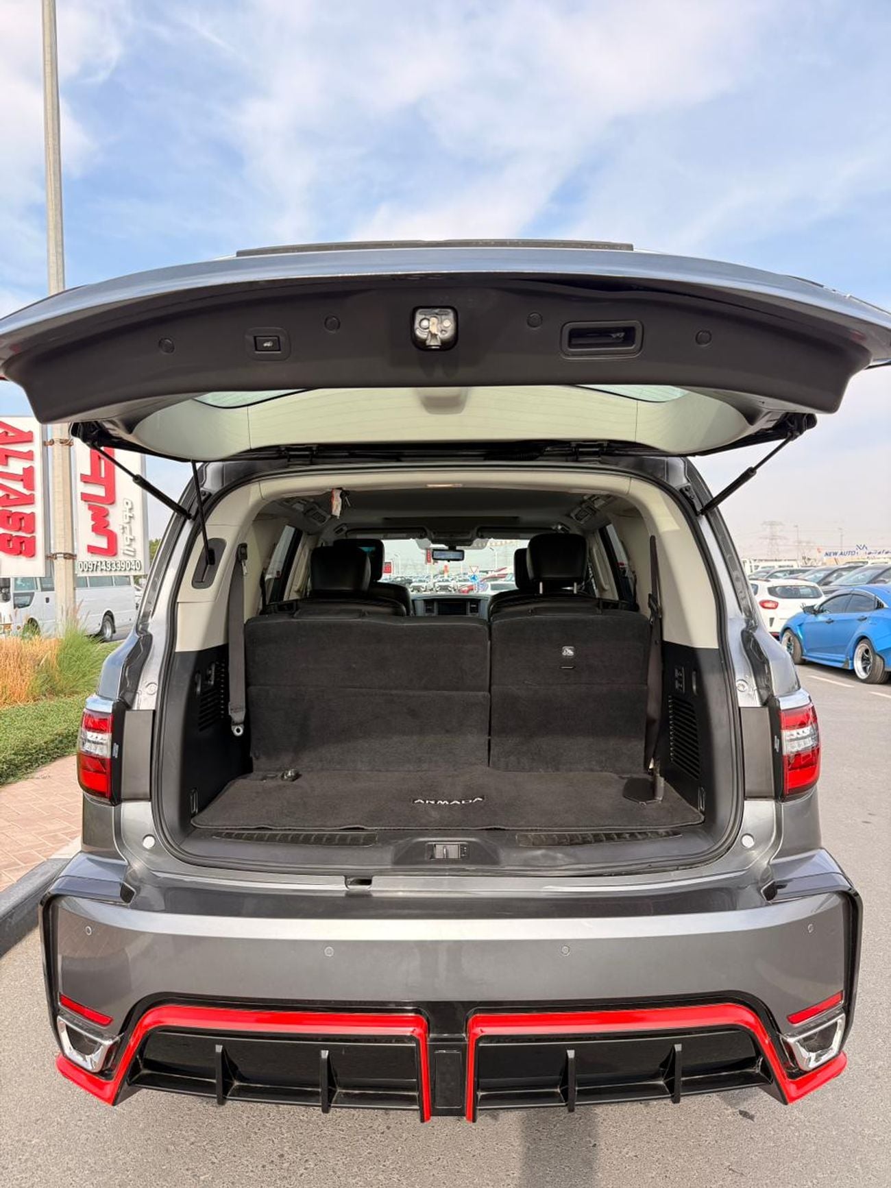 Nissan Armada Platinum edition with sunroof, 360 cameras