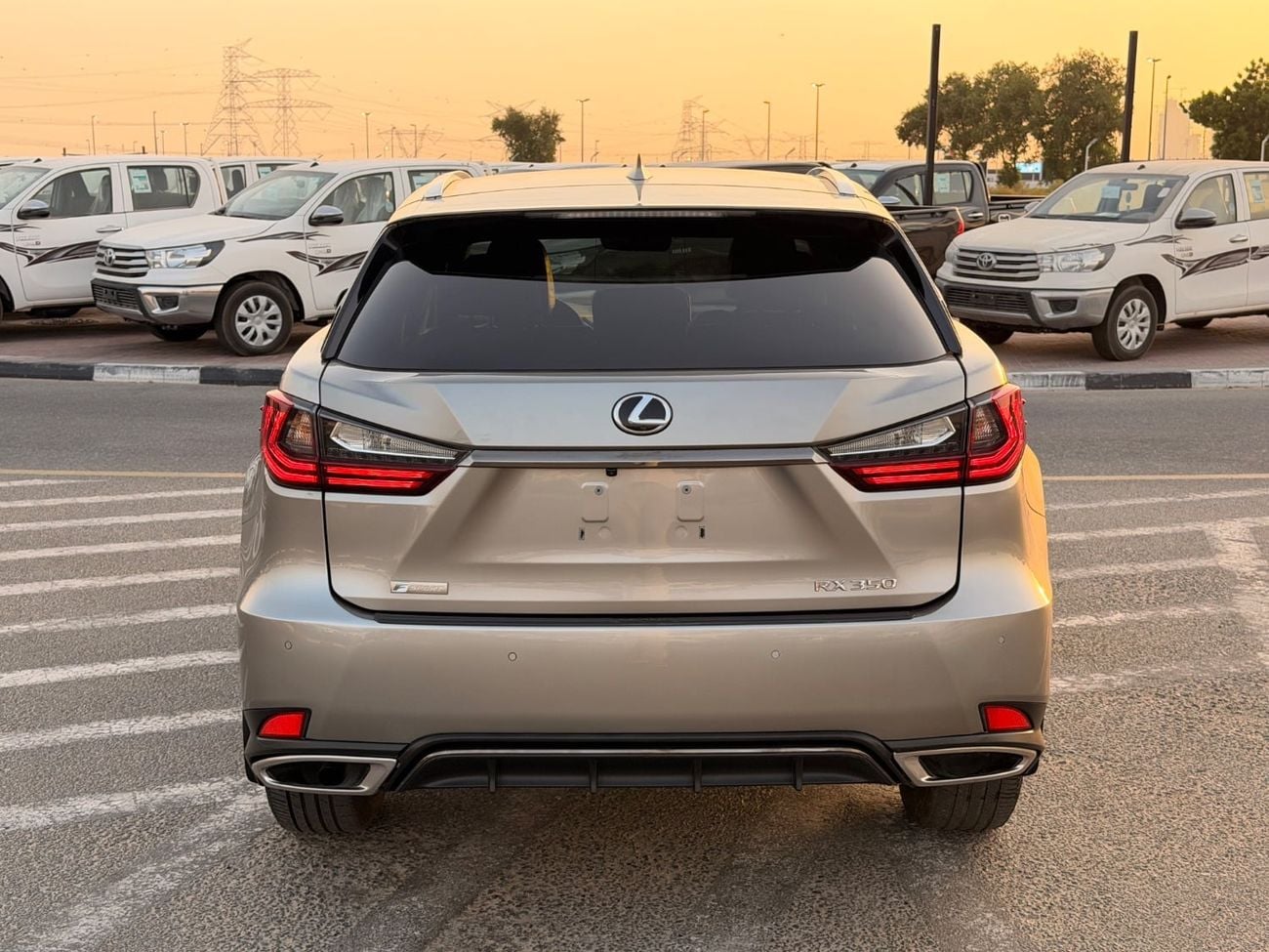 لكزس RX 350 F-SPORT لكزس RX350 F-SPORT موديل 2021، مزودة بكاميرا 360 درجة، كاملة المواصفات، مستوردة من الولايات المتحدة 
