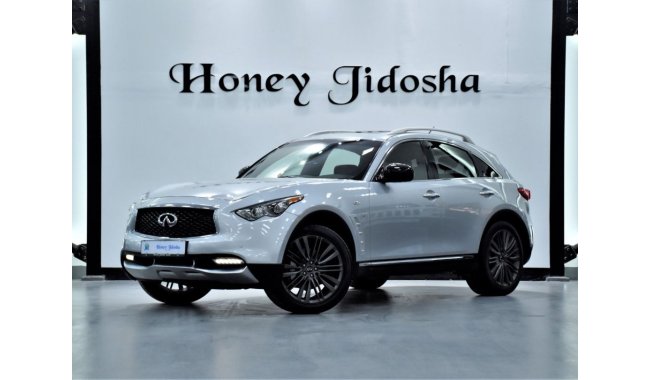 Infiniti QX70 EXCELLENT DEAL for our Infiniti QX70 Limited ( 2018 Model ) in Silver Color GCC Specs