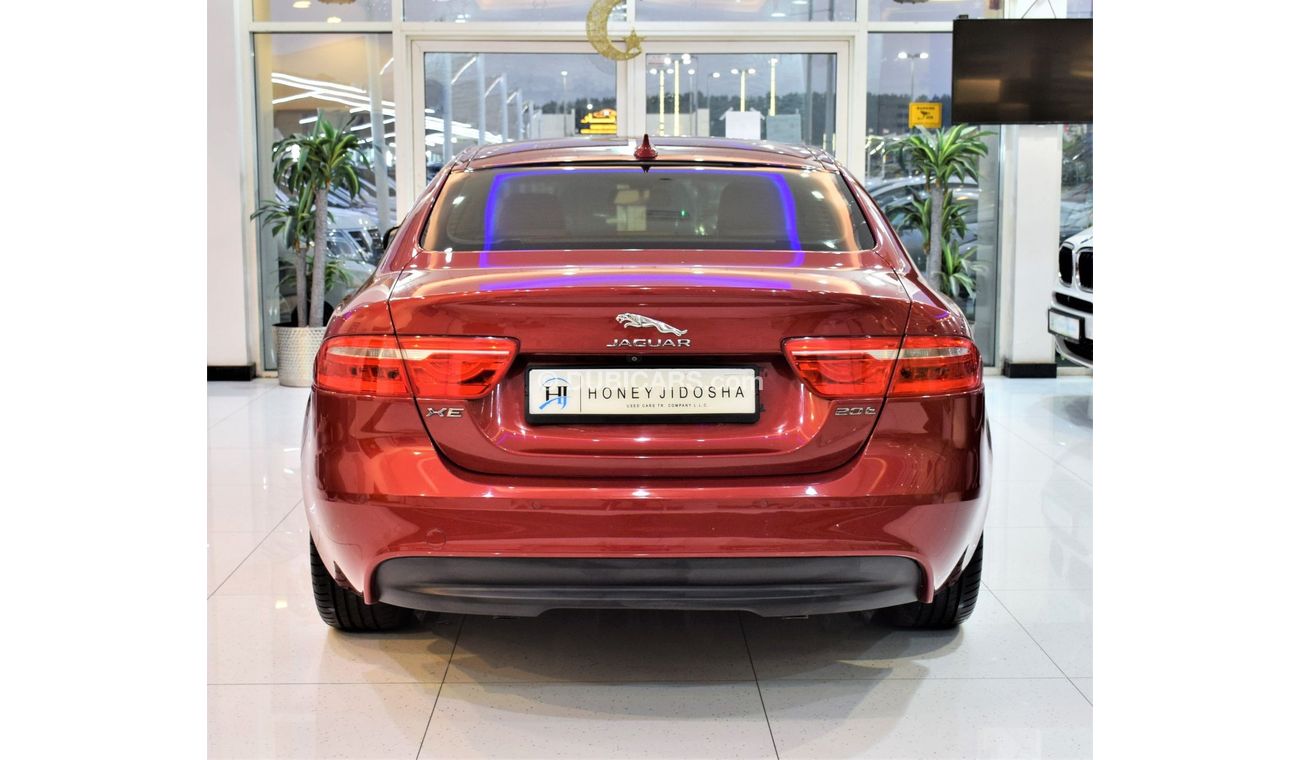Jaguar XE ORIGINAL PAINT ( صبغ وكاله ) Jaguar XE 20t 2016 Model!! in Red Color! GCC Specs