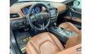 مازيراتي جيبلي 2018 Maserati Ghibli, October 2022 Maserati Warranty, Full Maserati Service history, Very low kms, G