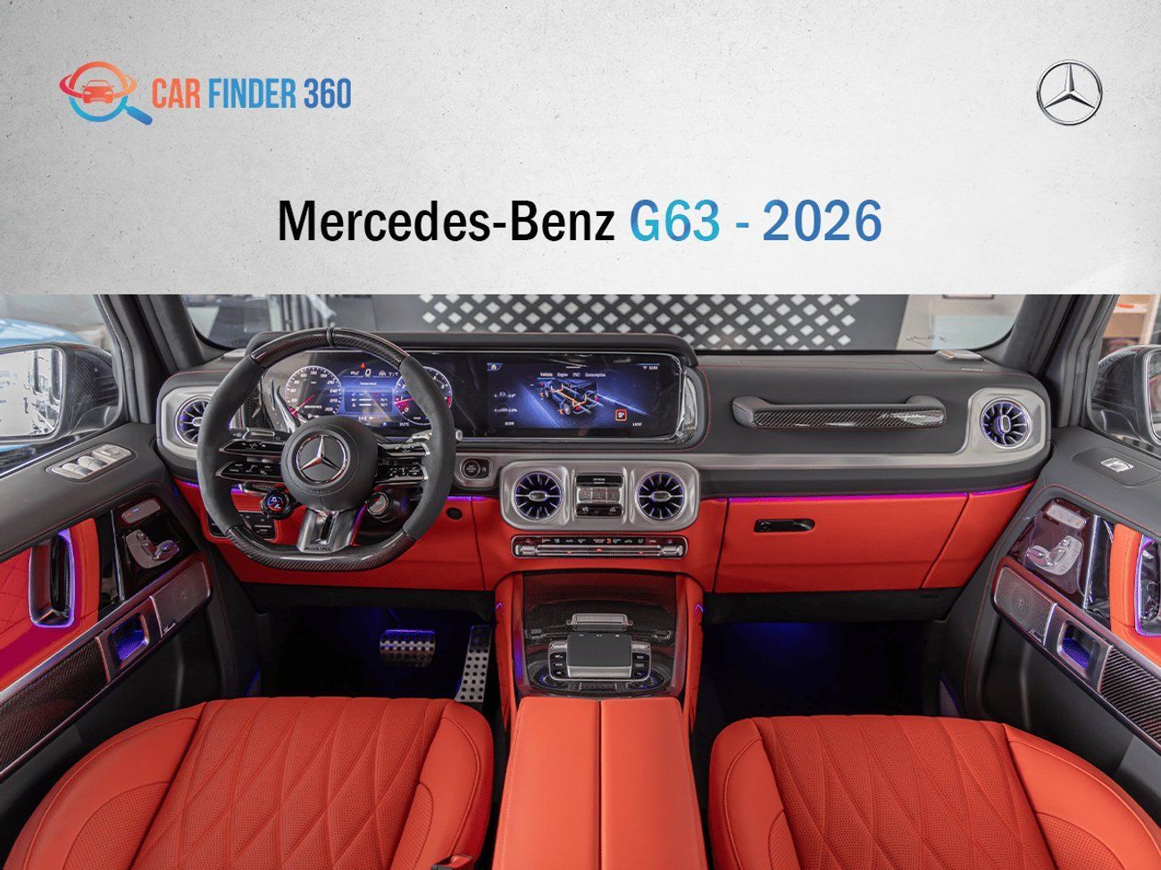 Mercedes-Benz G 63 AMG Mercedes-Benz G63 - 2026 - GCC - Performance Package (Export)