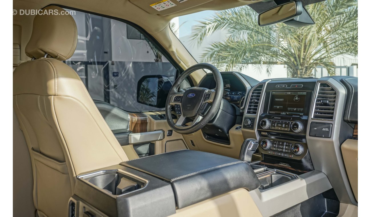 Ford F-150 Lariat - Fully Loaded - Exceptional condition - AED 2,330 Per Month - 0% DP