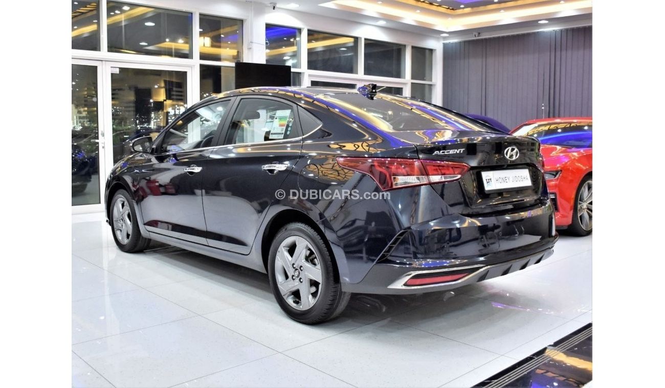Hyundai Accent EXCELLENT DEAL for our Hyundai Accent 1.6 ( 2022 Model ) in Blue Color GCC Specs