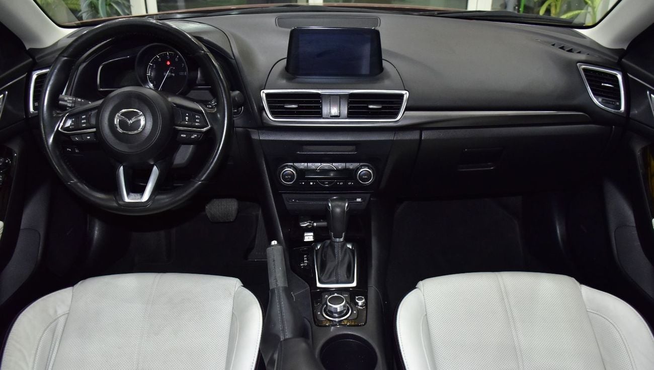 Mazda 3 EXCELLENT DEAL for our Mazda 3 ( 2017 Model ) in Red Color GCC Specs