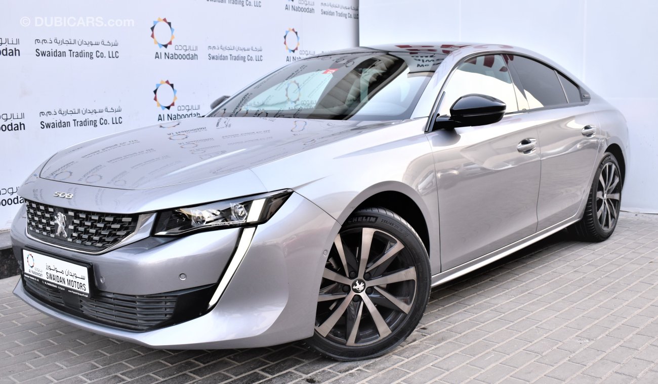 Peugeot 508 1.6L GT LINE DEMO 2019 GCC AGENCY WARRANTY UP TO 2024 OR 100000KM