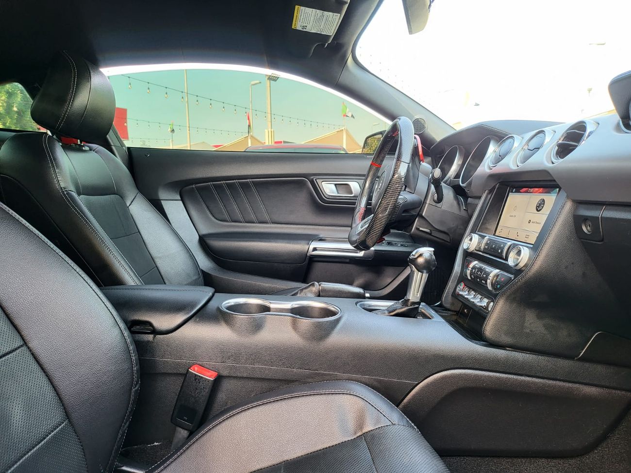 Used BOOK YOUR DREAM CAR Ford Mustang GT 2019 White 5.0L Roush body kit ...