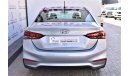 Hyundai Accent AED 718 PM | 1.6L GL GCC DEALER WARRANTY