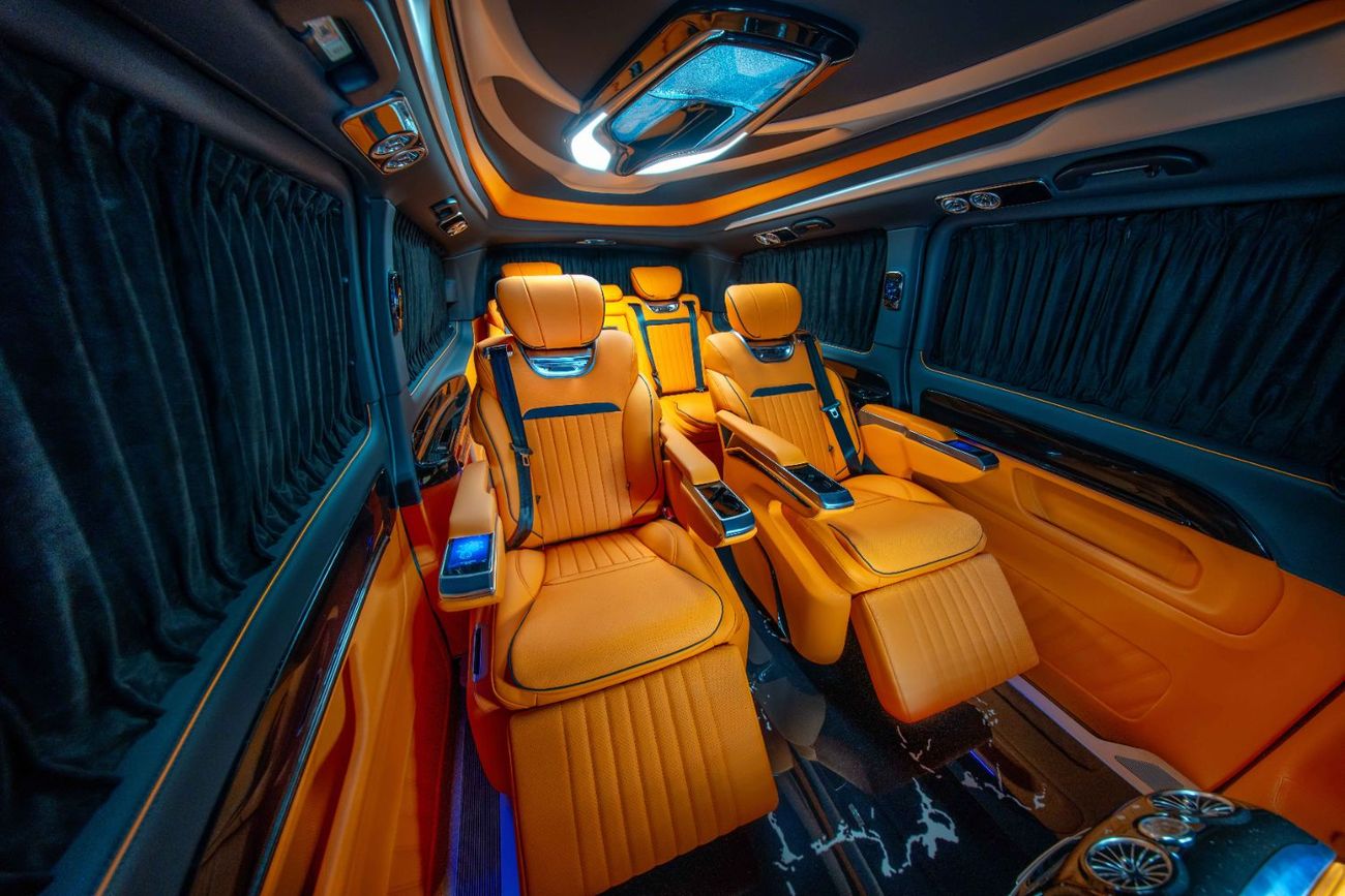 مرسيدس بنز V 250 VIP Luxury Interior | Reclining Seats, Sofa Bed  Ambient Lighting