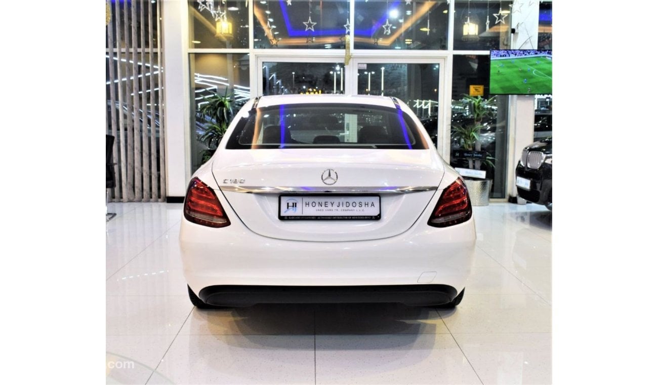 مرسيدس بنز C 180 AMAZING Mercedes Benz C180 1.6L 2016 Model!! in White Color! GCC Specs