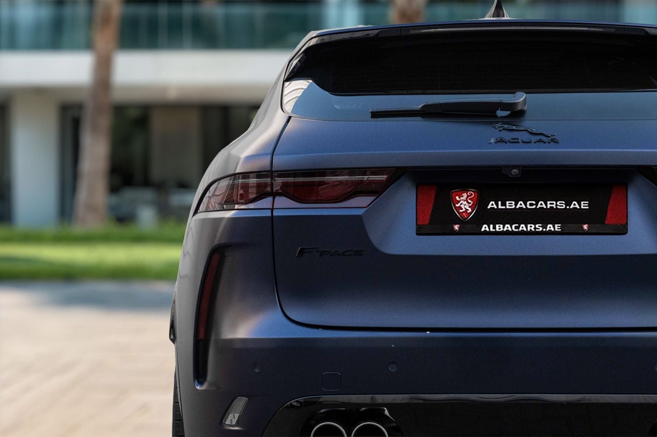 جاكوار F بيس SVR F-Pace SVR | 4,444 P.M | 0% Downpayment | Jaguar Warranty + S/Contract!