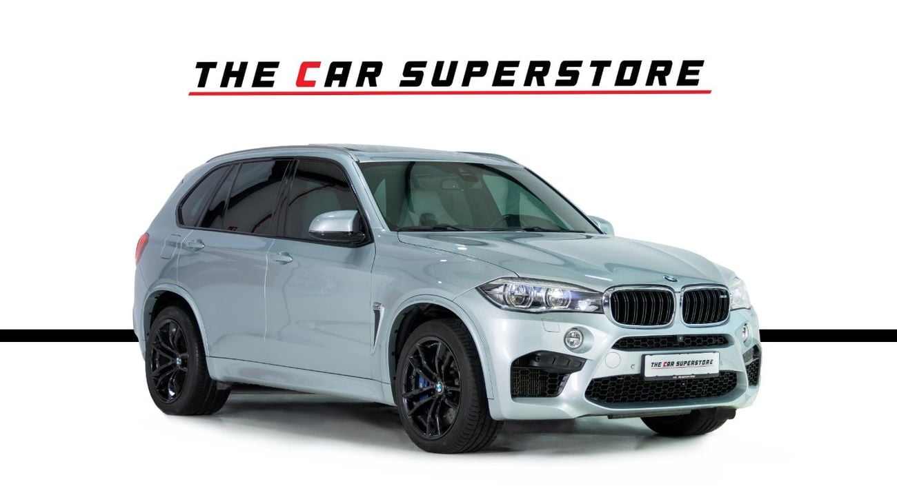 BMW X5M Std 4.4L GCC-AGMC Full Service History-Silverstone Metallic Paint-High Gloss black Rims