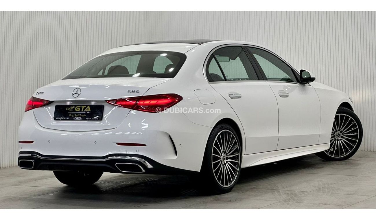 Mercedes-Benz C 200 2022 Mercedes Benz C200 AMG, May 2027 Mercedes Warranty & Service Pack, Full Options, Low Kms, GCC