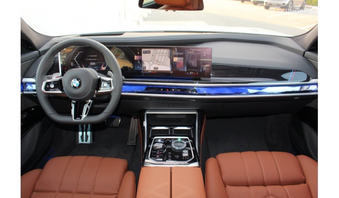 BMW 740Li 2023 MODEL ABU DHABI MOTORS AGENCY 5 YEARS WARRANTY + SERVICE CONTRACT  FULL OPTION