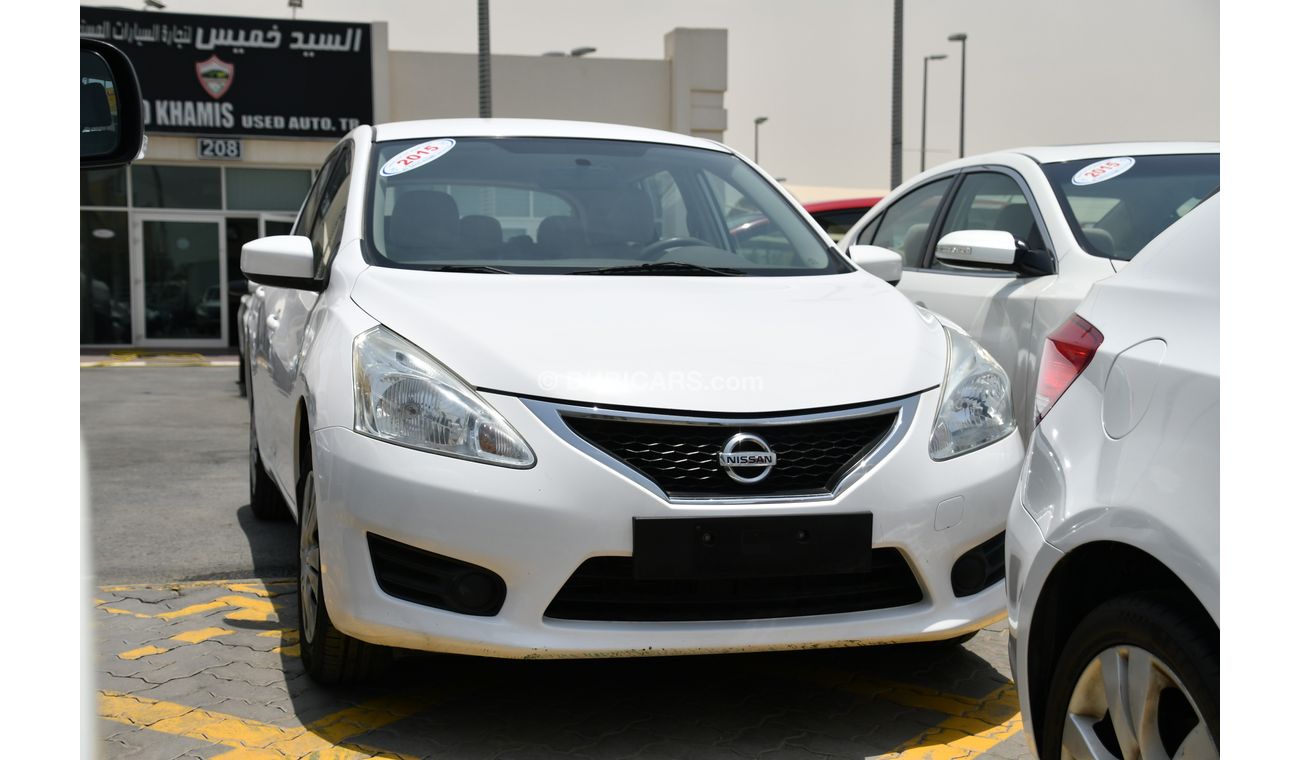 Nissan Tiida 2015 White GCC No Accident No Paint A perfect Condition