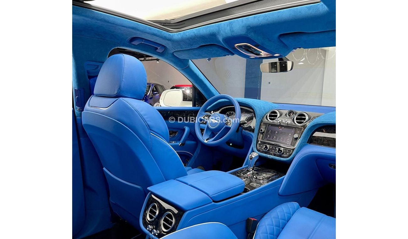 Bentley Bentayga Special Edition 2017 Bentley Bentayga Mansory W12, Only 1 in UAE Special Blue Interior, Full History