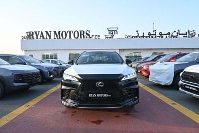 لكزس RX 500h Lexus RX500h F-Sport 2.4L, In-line 4-cylinder Turbo Hybrid, AWD, CUV Model 2025, Color Black