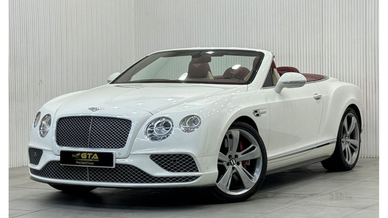 بنتلي كونتيننتال جي تي سي 2016 Bentley Continental GTC V8S Convertible, Full Service History, Excellent Condition, GCC