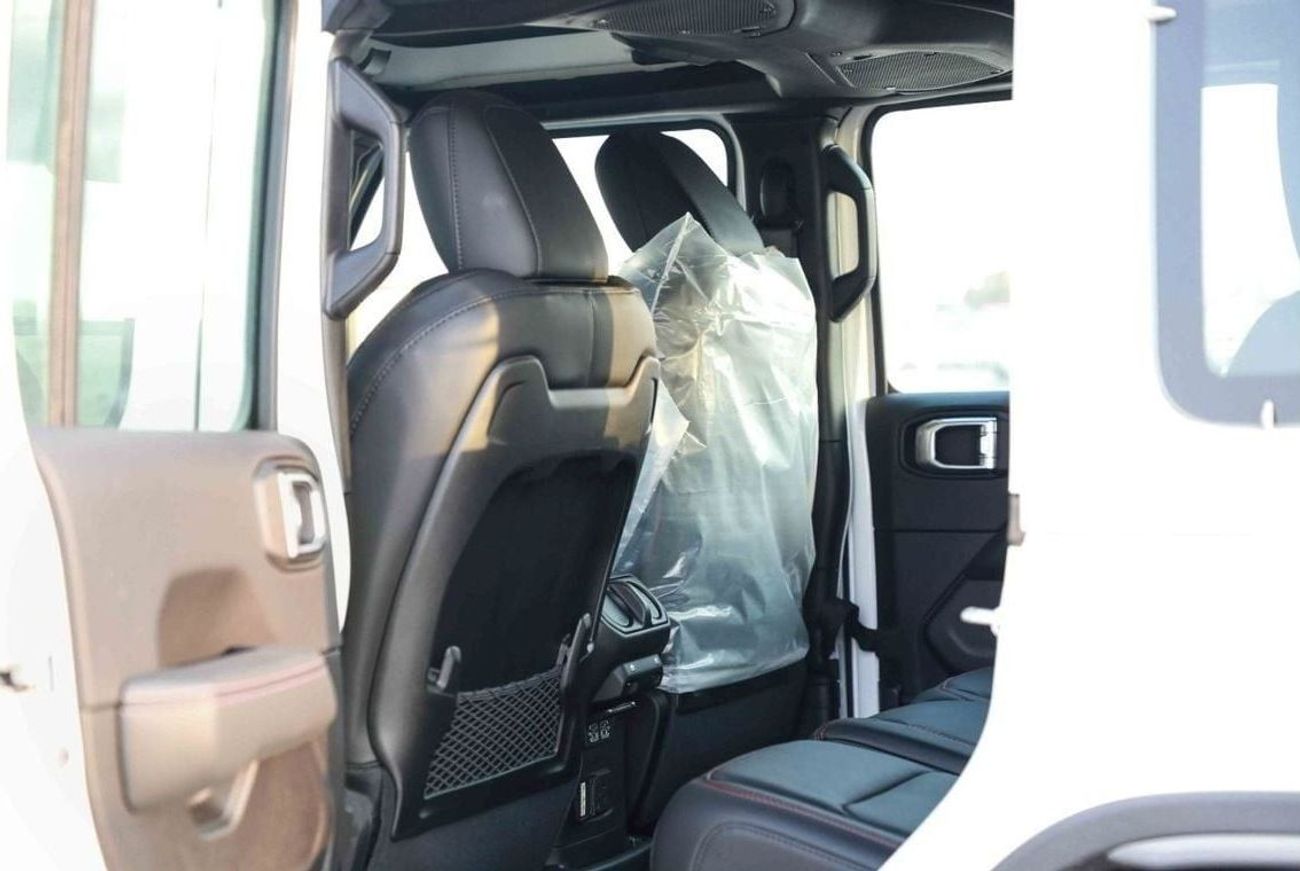 Jeep Wrangler 2024 Jeep Wrangler Rubicon Xtreme 2.0L Turbo – White inside Black & Red | Export Only