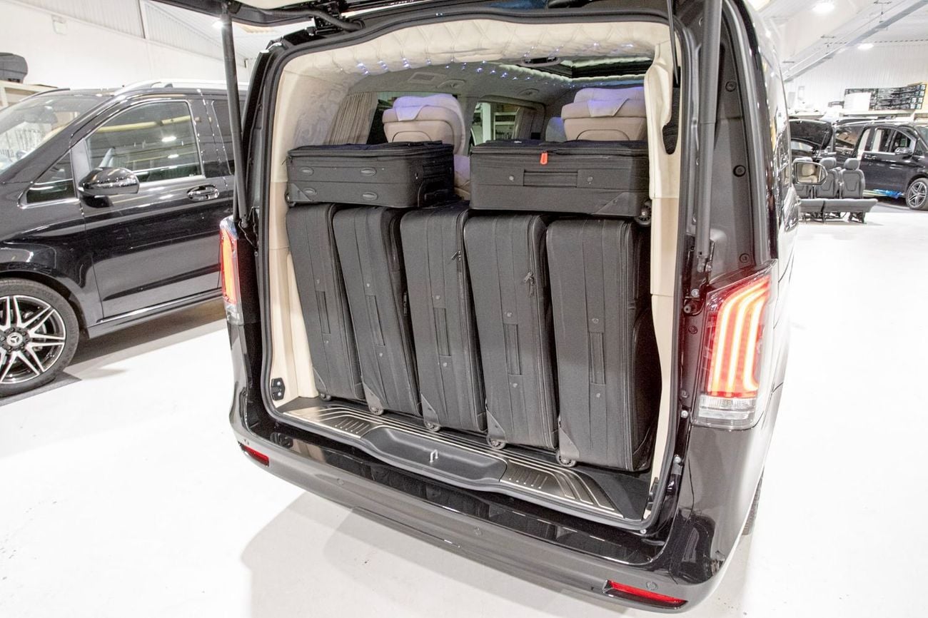 Mercedes Benz V300 AVANTGARDE Senzati® Jet Class® Oryx Edition® — Bespoke 6-Seat Silk Beige Leather | Mercedes-Benz Strategic Part