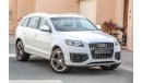 Audi Q7 S-line Luxury (W12) under warranty & zero down payment