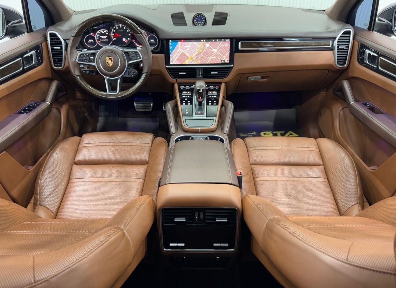 بورش كايان S 2.9L (435 HP) 2019 Porsche Cayenne S, One Year Warranty, Full Service History, GCC